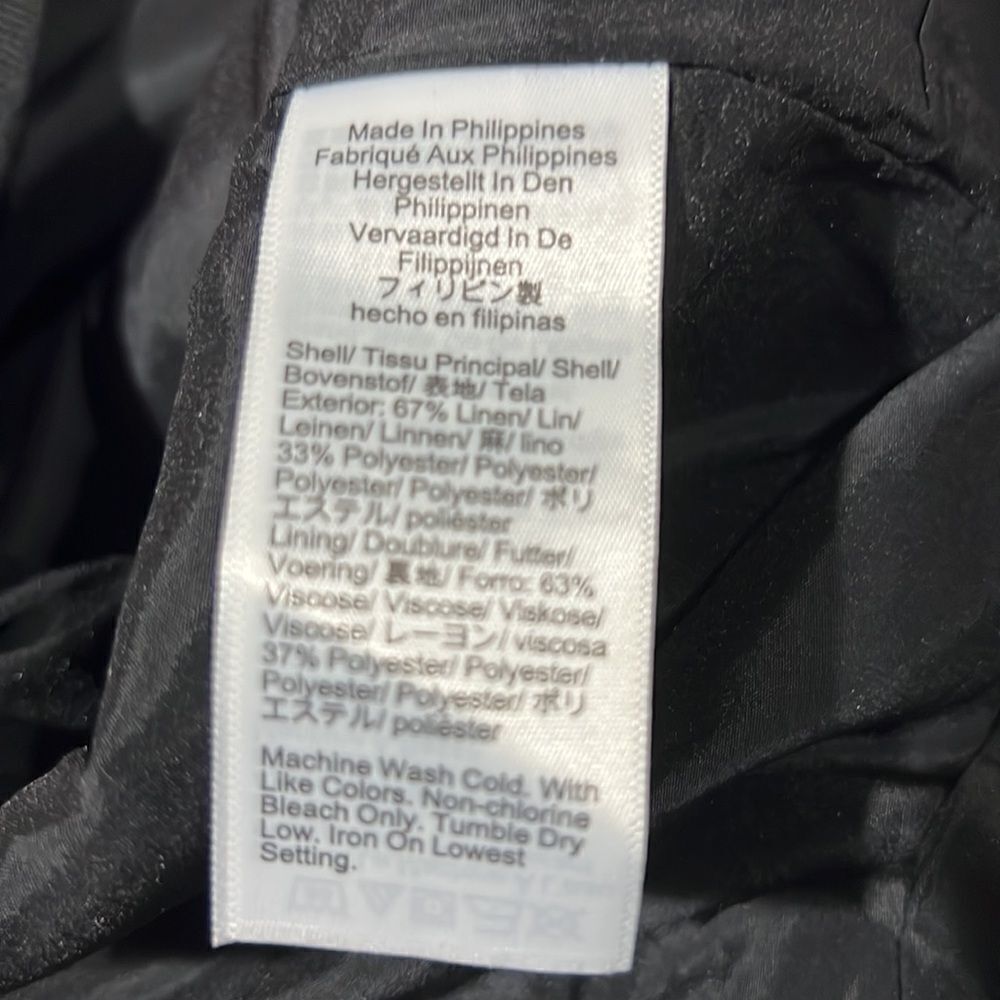 J.crew Colleen Stretch linen-blend sheath dress in Black NWT size 10 - Picture 13 of 14